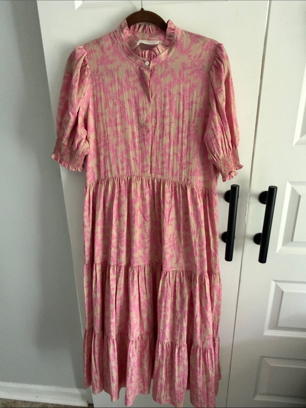 Hyacinth House Bennett Pink vines mini Dress